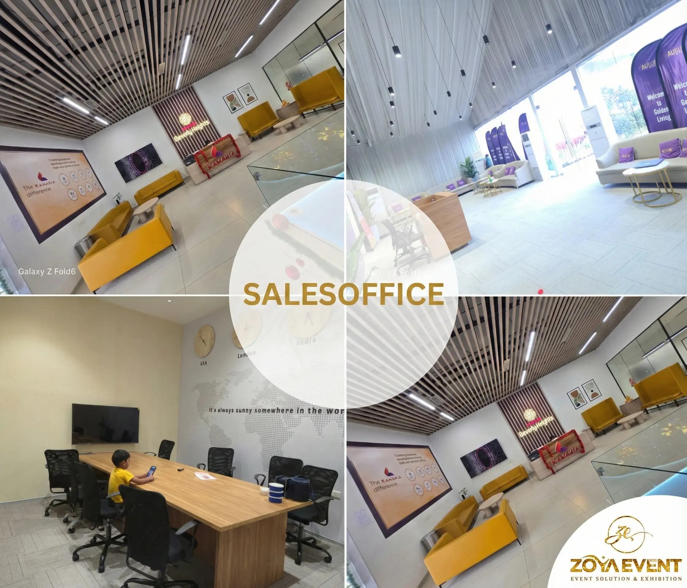 Luxury Sales Office by Zoya Events